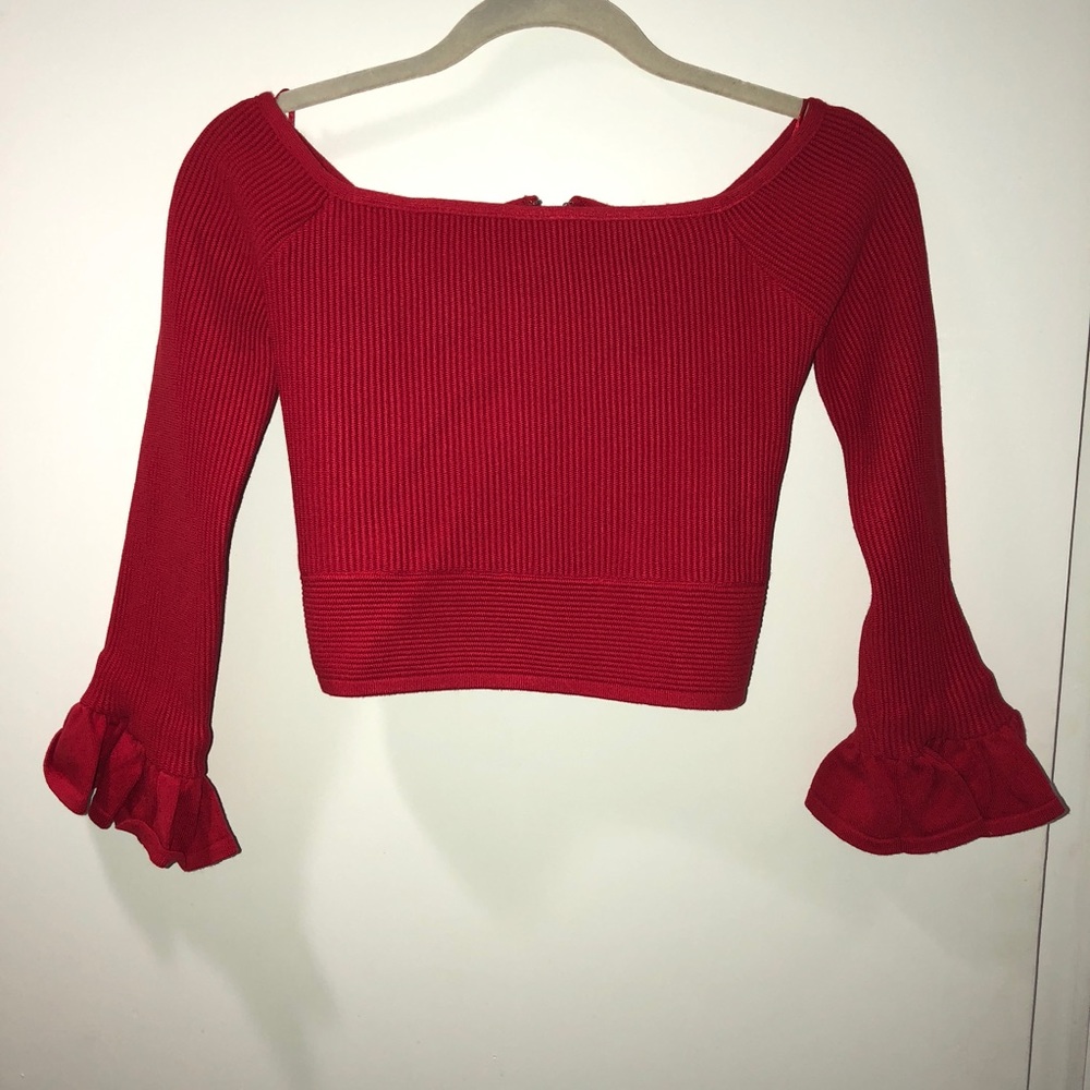 Red sweater